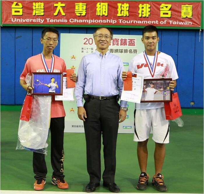 狂賀！數遊系饒高宇同學獲得第二次台灣大專網球排名賽 男子單打亞軍圖片
